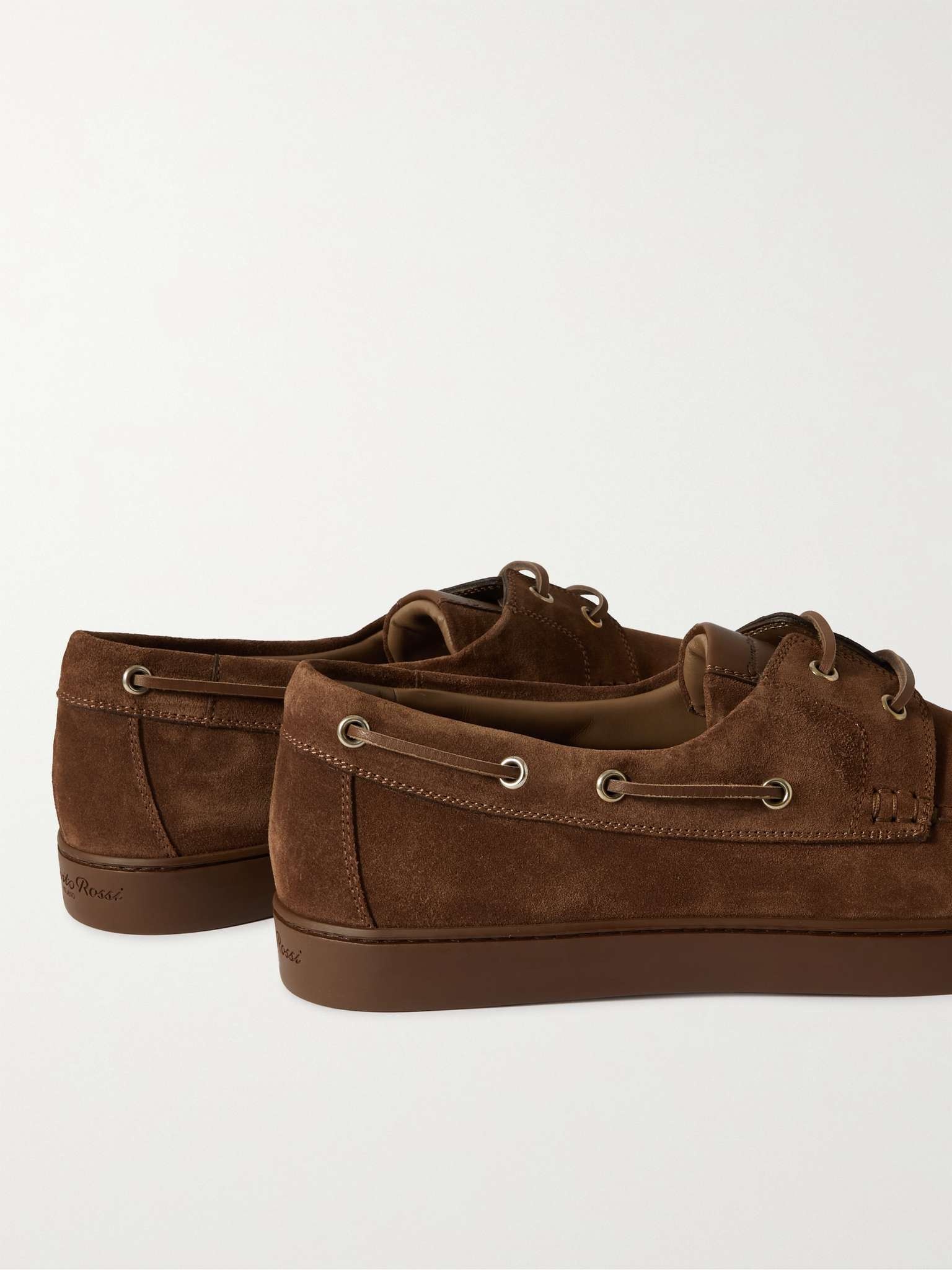 Suede Boat Shoes - 5