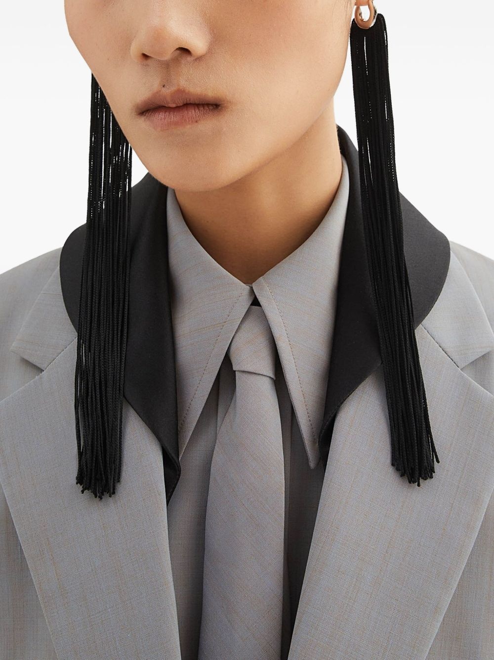 fringed earrings - 2