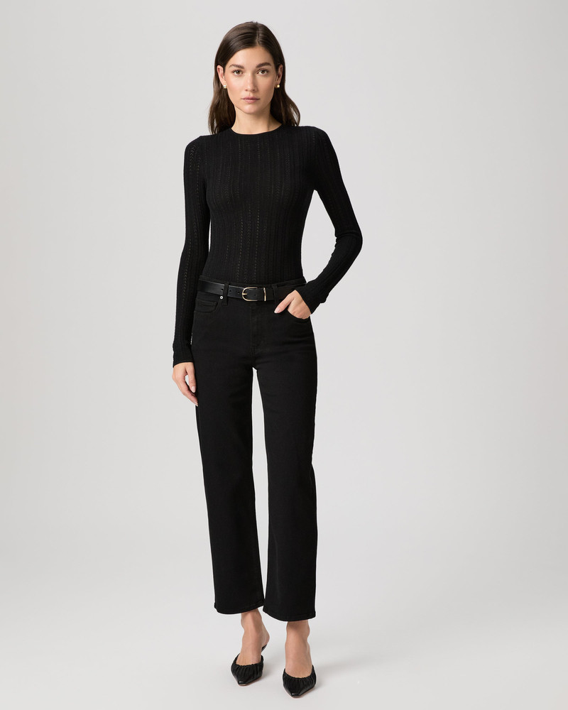 PAIGE Mason Ankle Straight Jean outlook