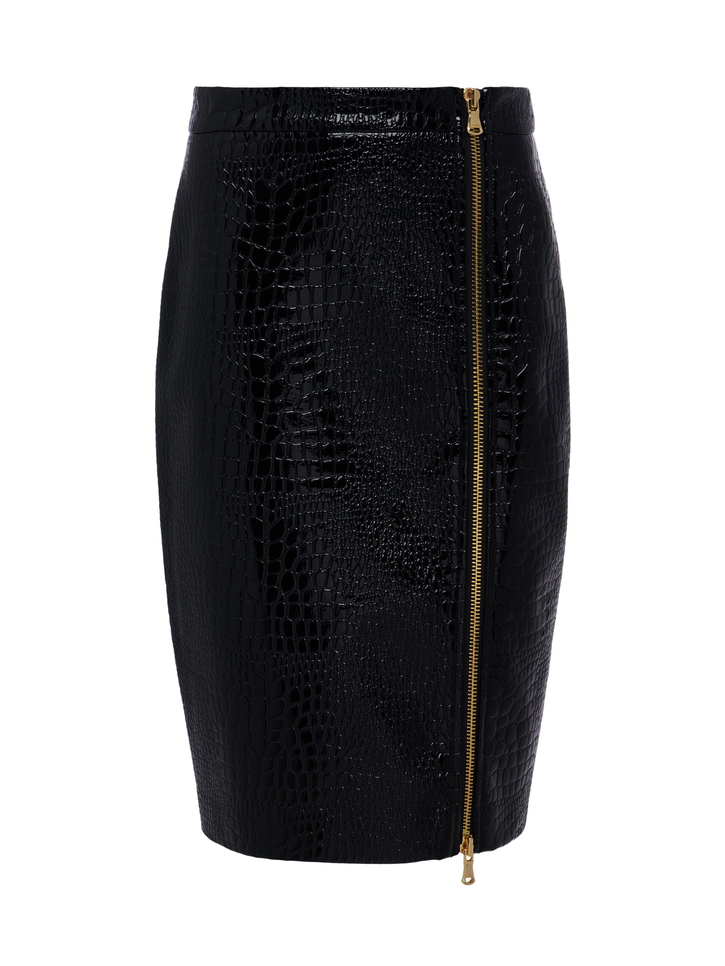 Cannes Vegan Leather Pencil Skirt - 1