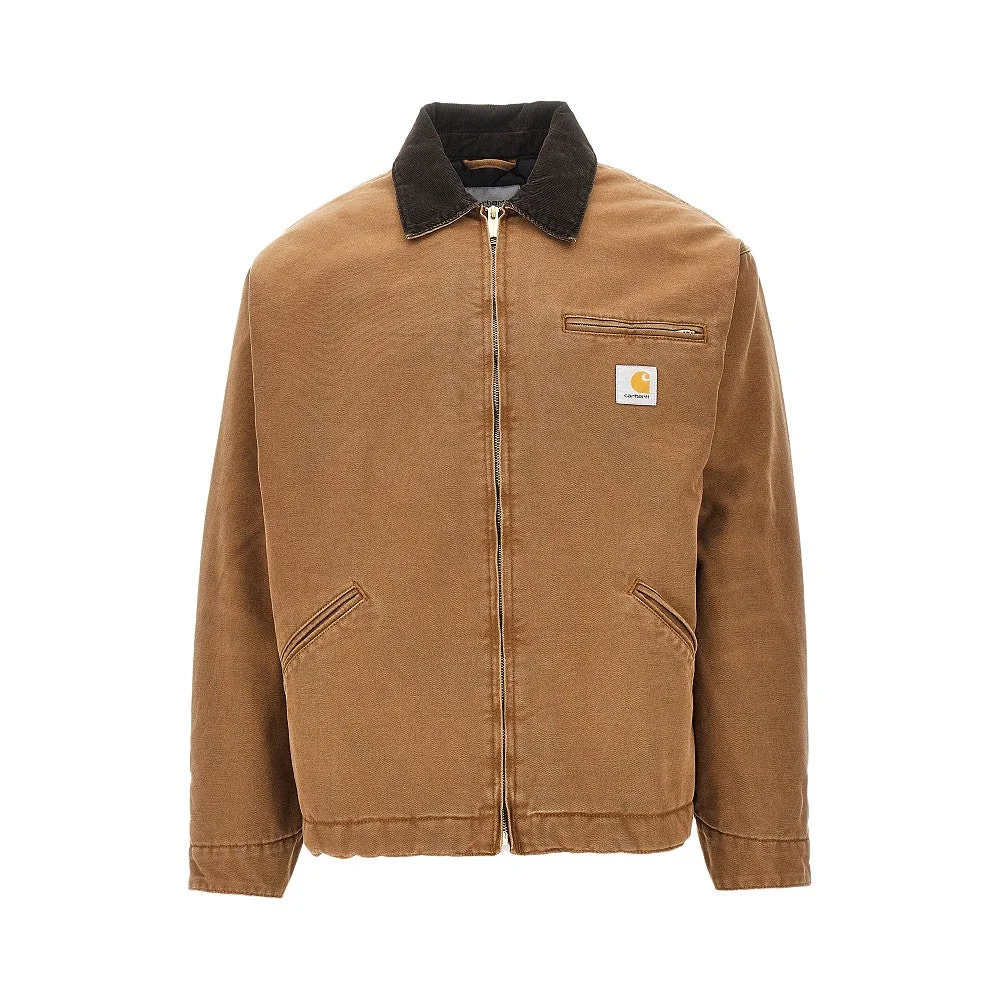 Carhartt WIP OG Detroit Canvas Jacket Brown - 1