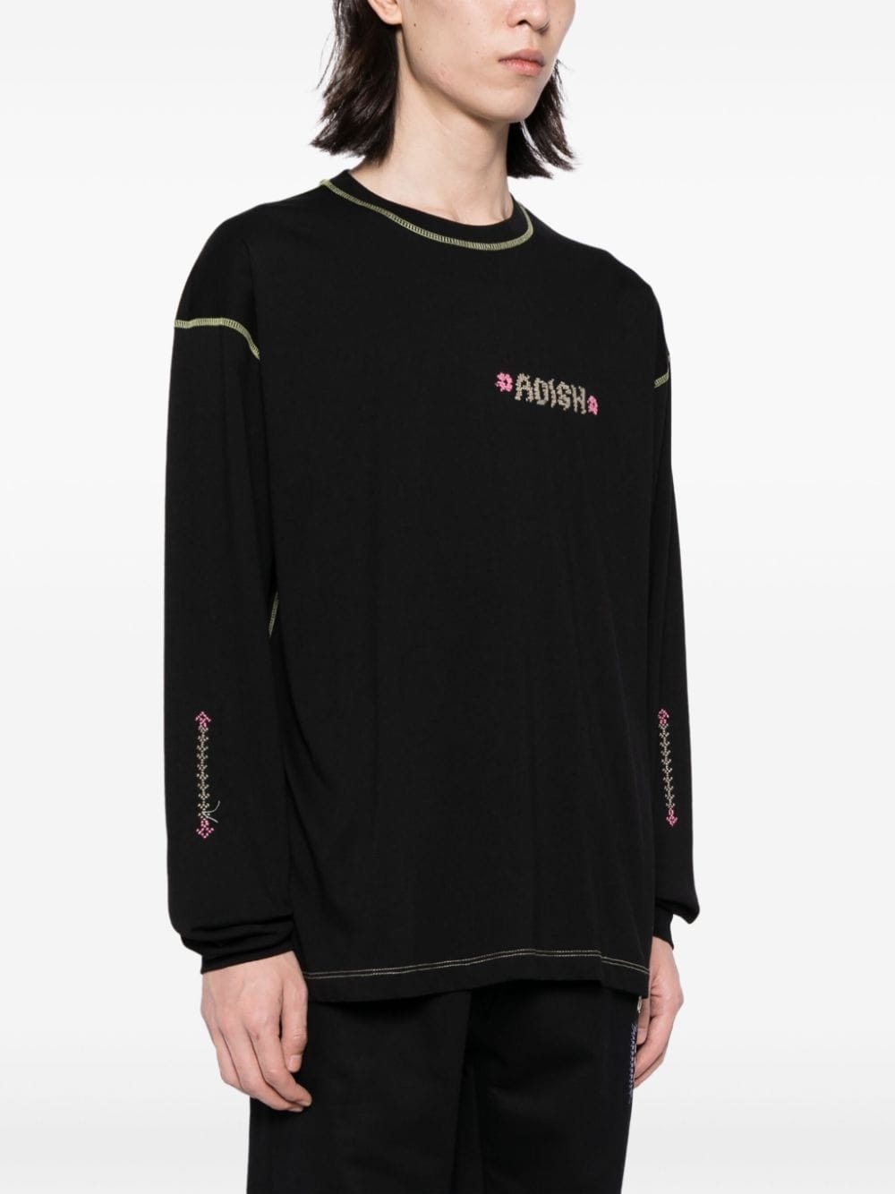 Tatreez logo-embroidered T-shirt - 3