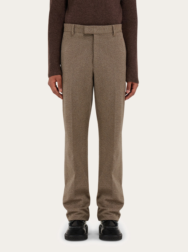 FERRAGAMO Flat front trouser outlook