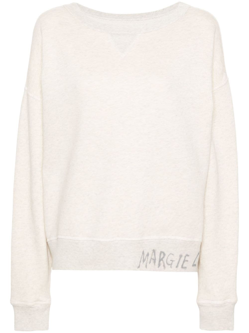 Logo cotton sweatshirt - 1