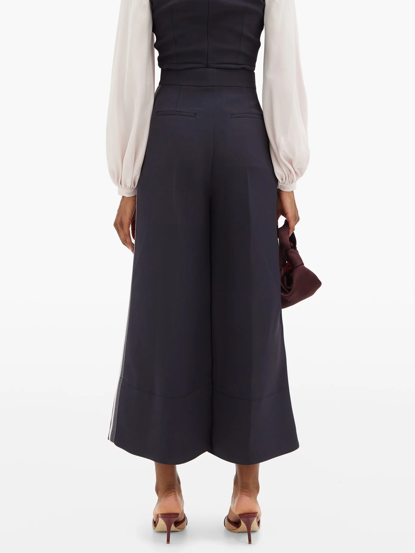 Hasani high-rise cady culottes - 5