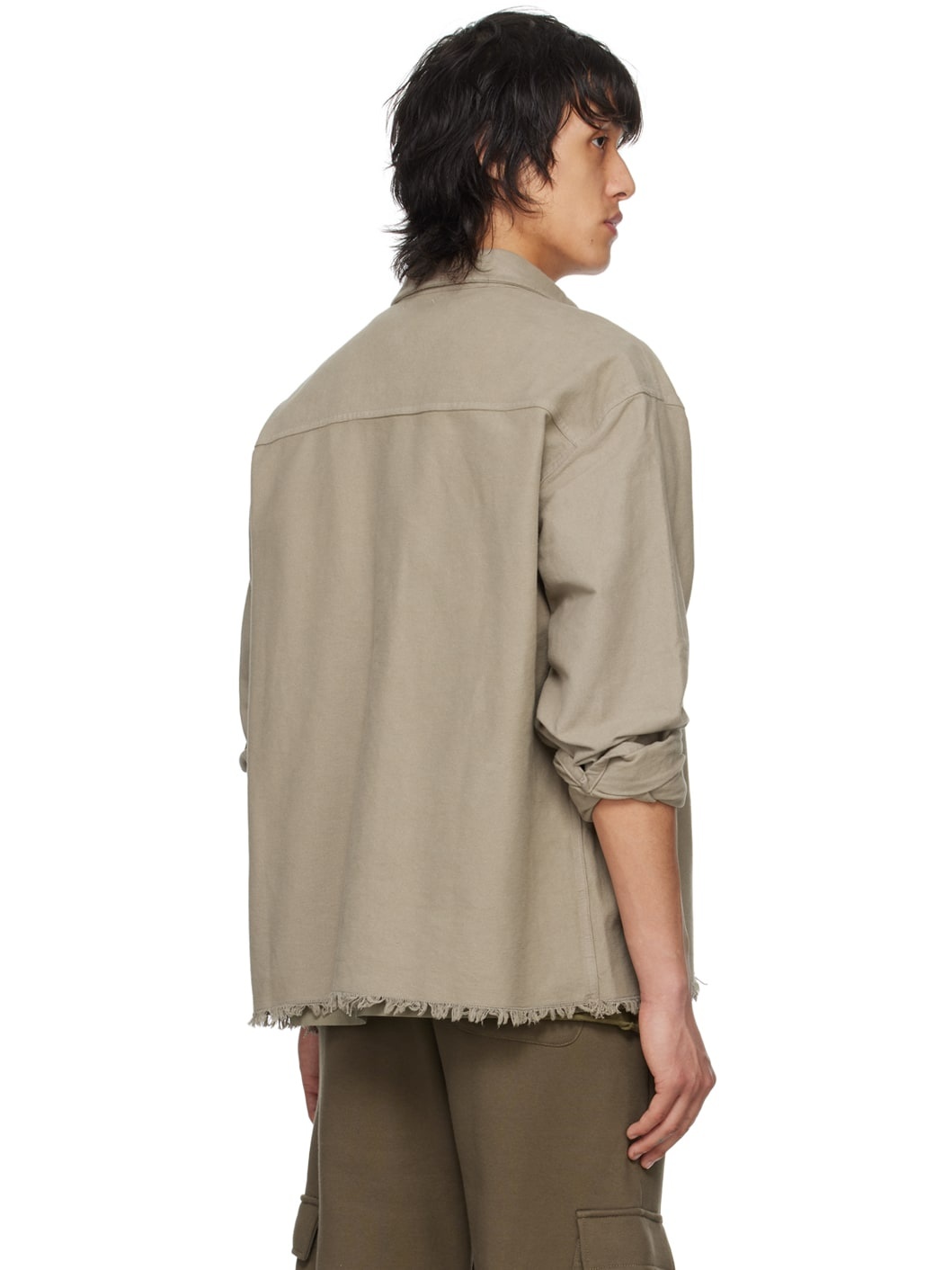 Tan Hemi Oversized Shirt - 3