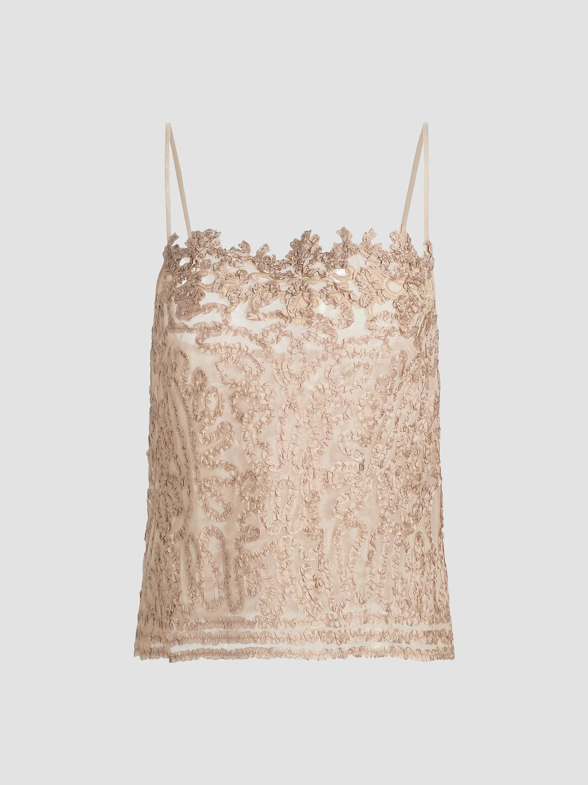 Women's Giselle Textured Cami Blouse - Antique - 1