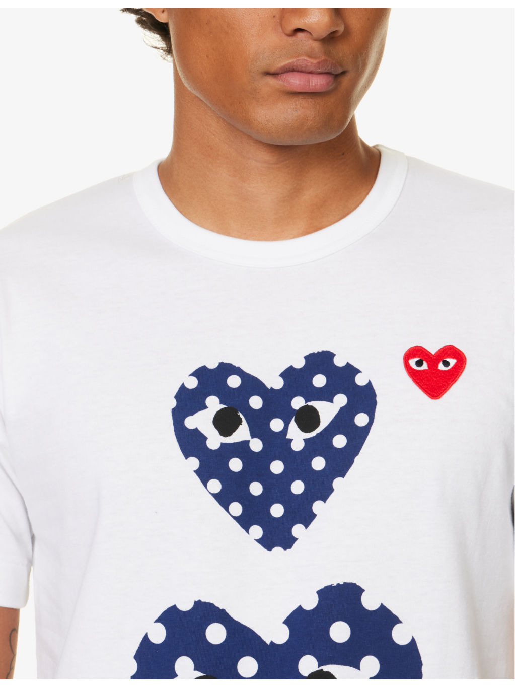 Heart-print cotton-jersey T-shirt - 6