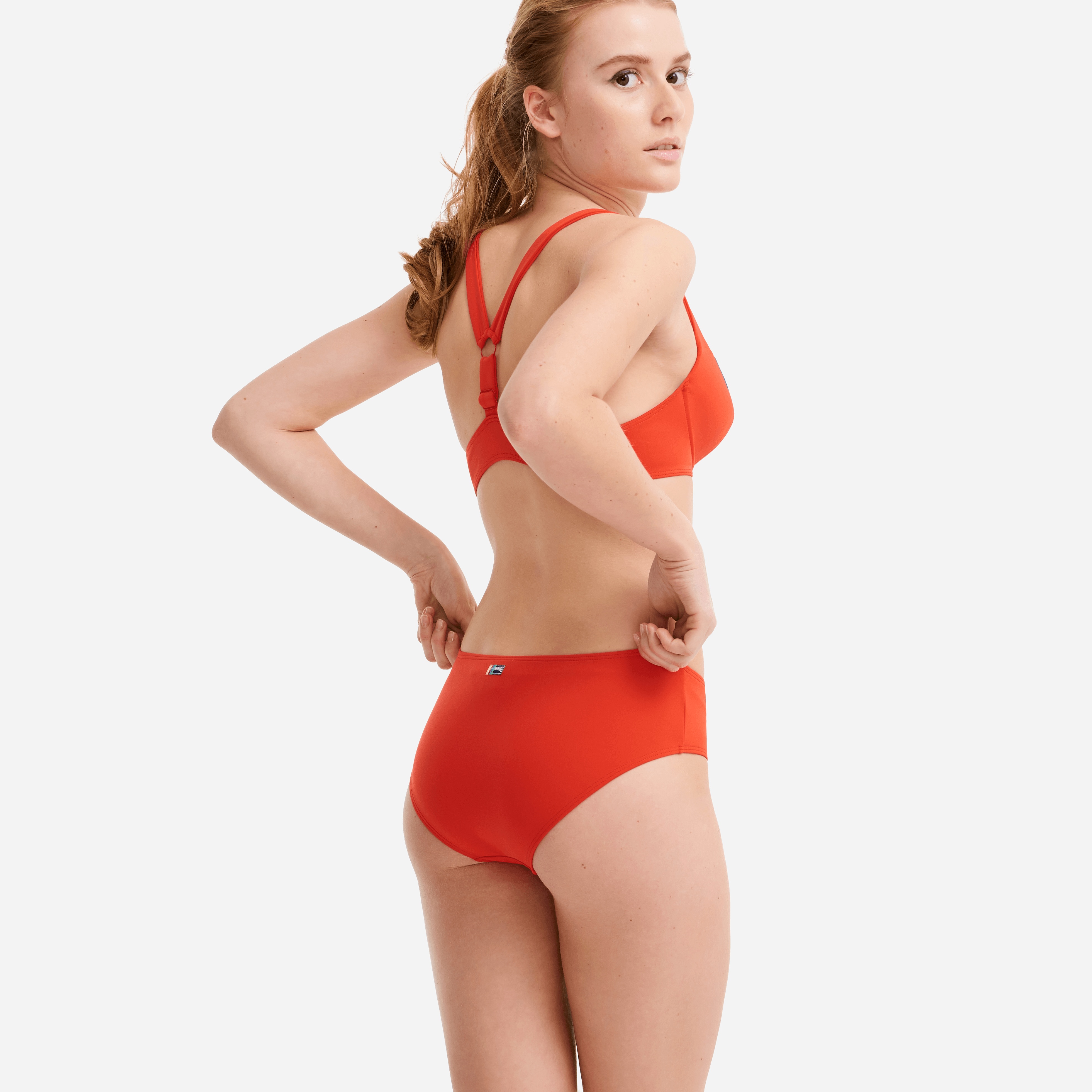 Women high-waisted brief bikini bottom - Vilebrequin x JCC+ - Limited Edition - 3
