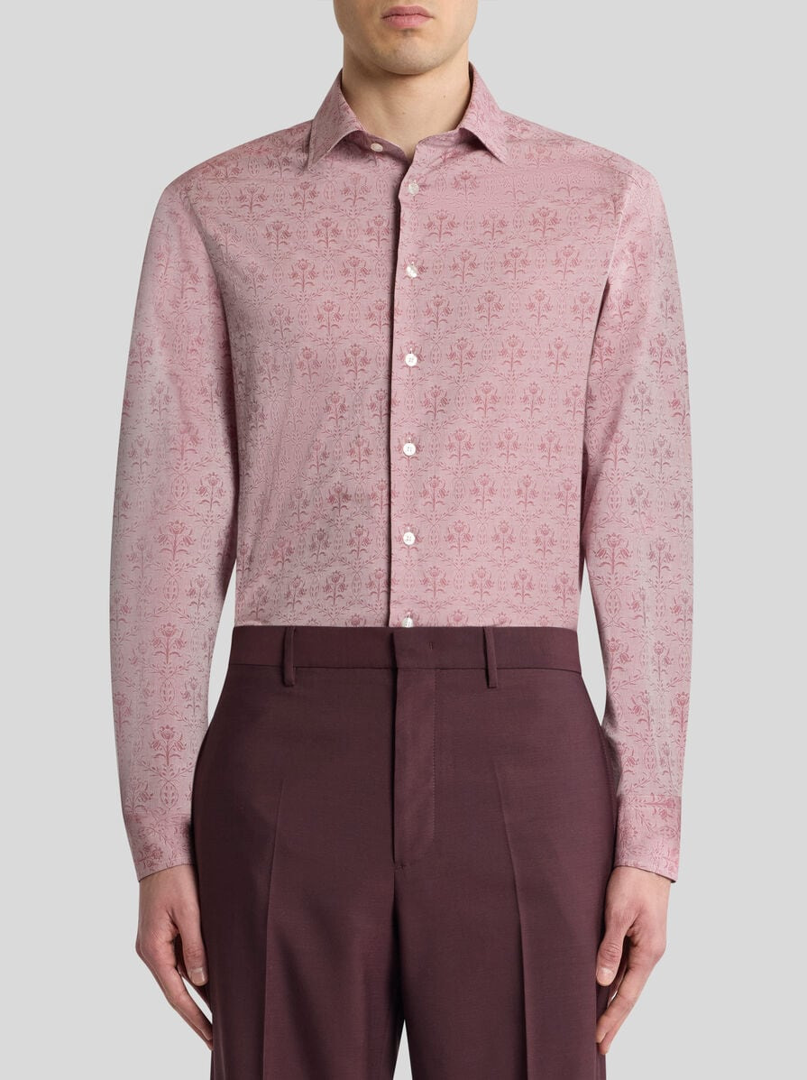 COTTON JACQUARD SHIRT - 2