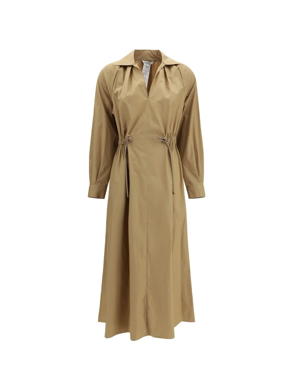 Pedaggi drawstring A-line midi dress - 1