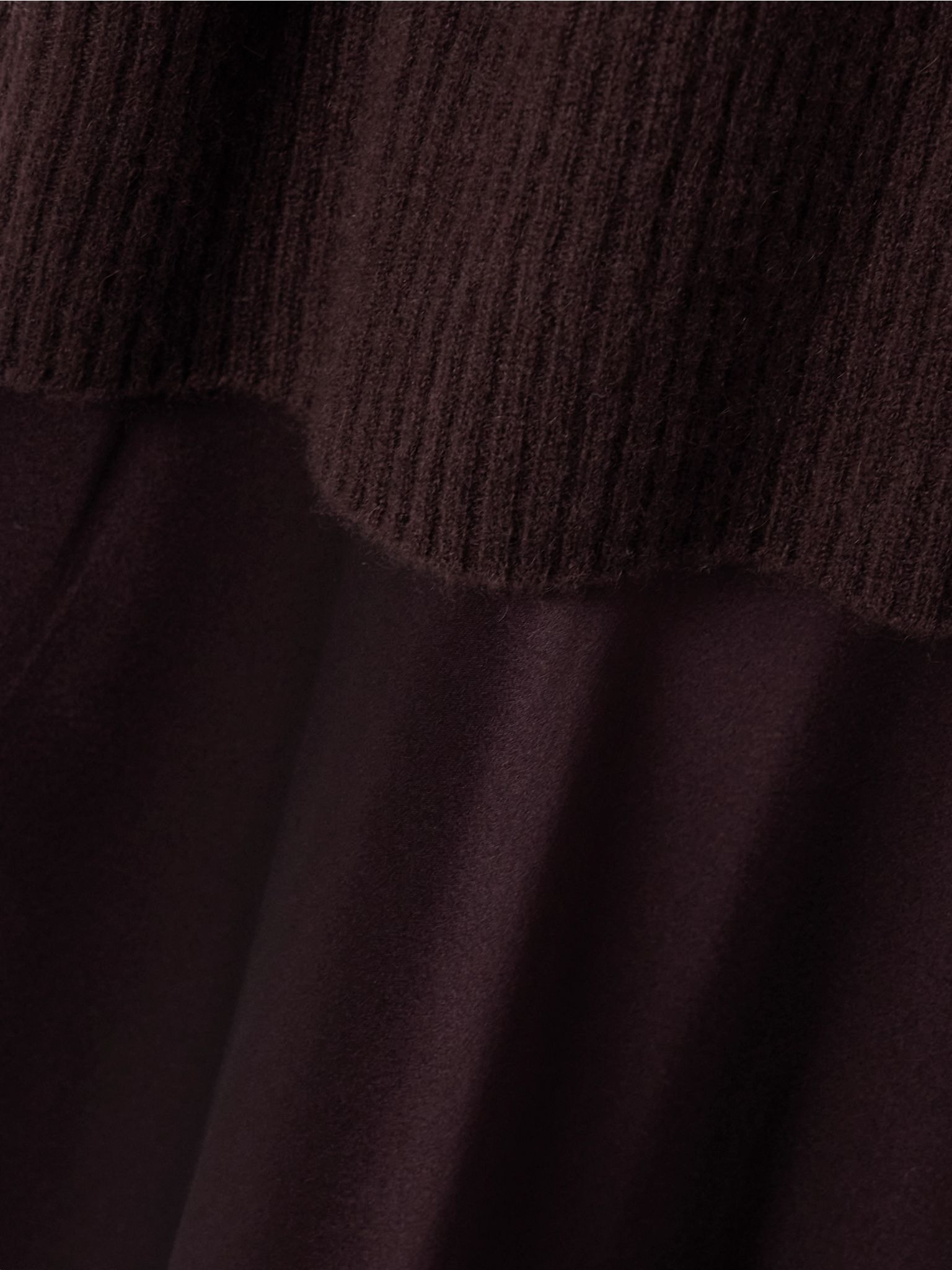 Monument cashmere and silk-satin maxi dress Brown - 4