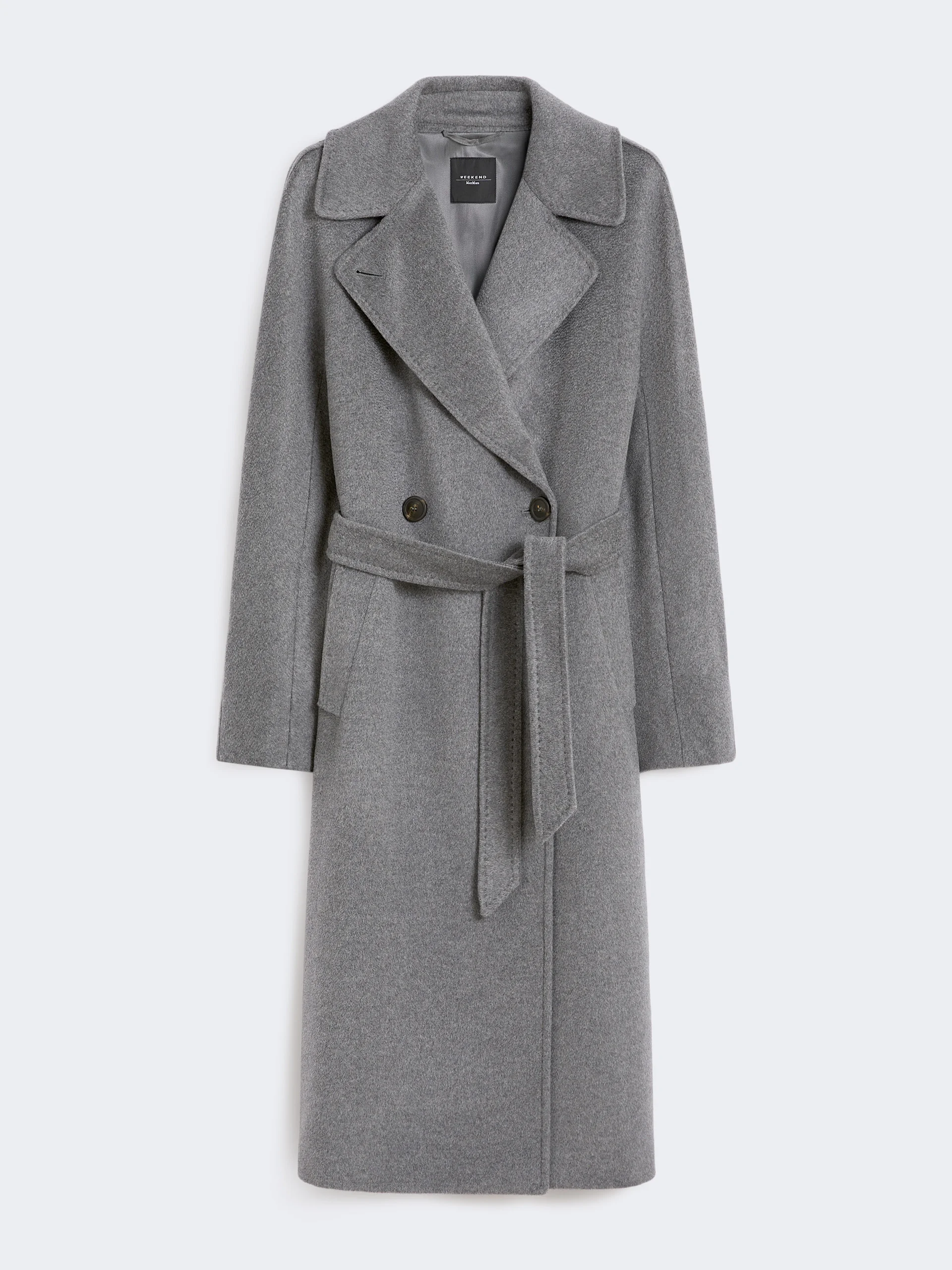 RESINA Double-breasted wool midi coat - 1