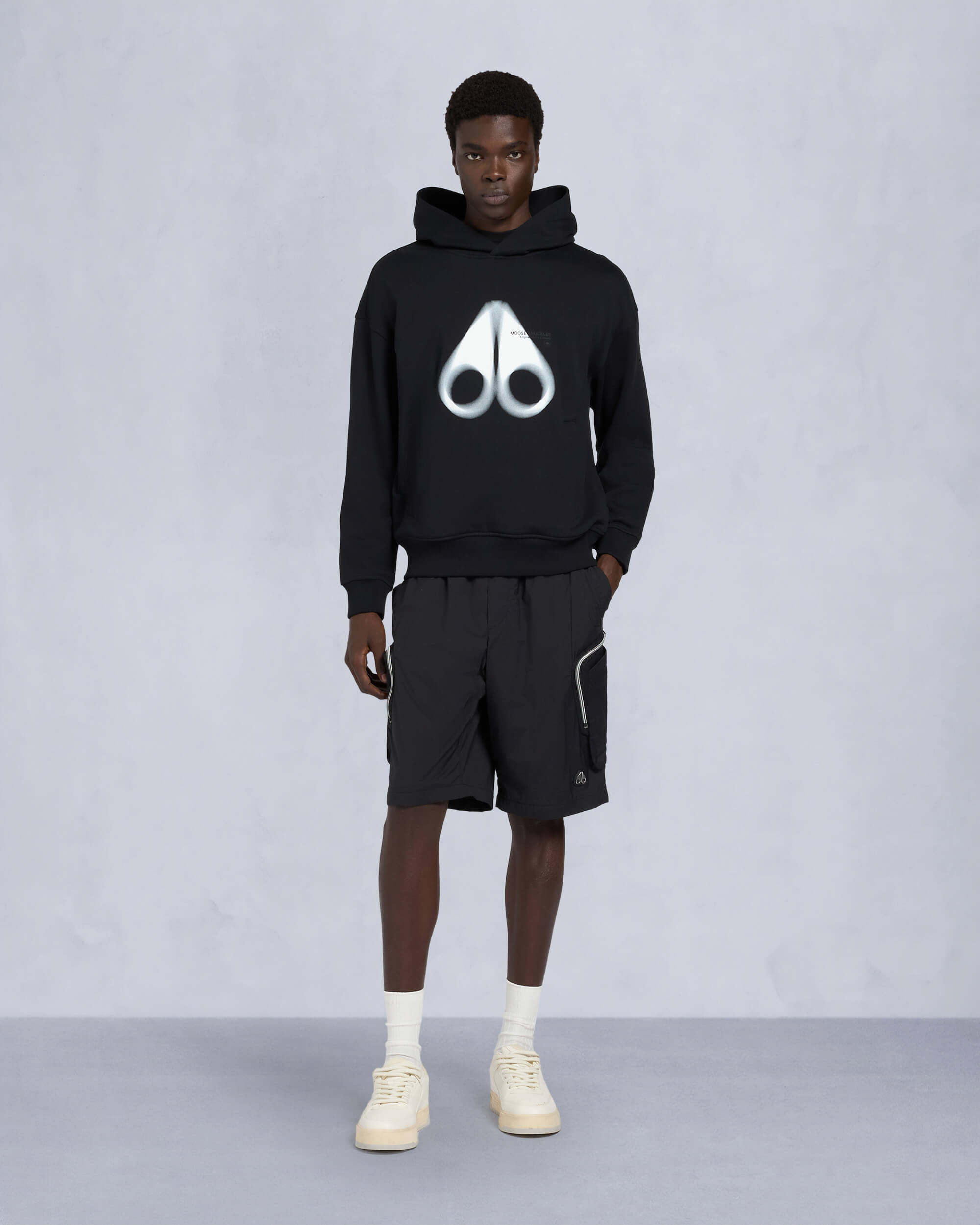 MAURICE PULLOVER HOODIE-BLACK - 2