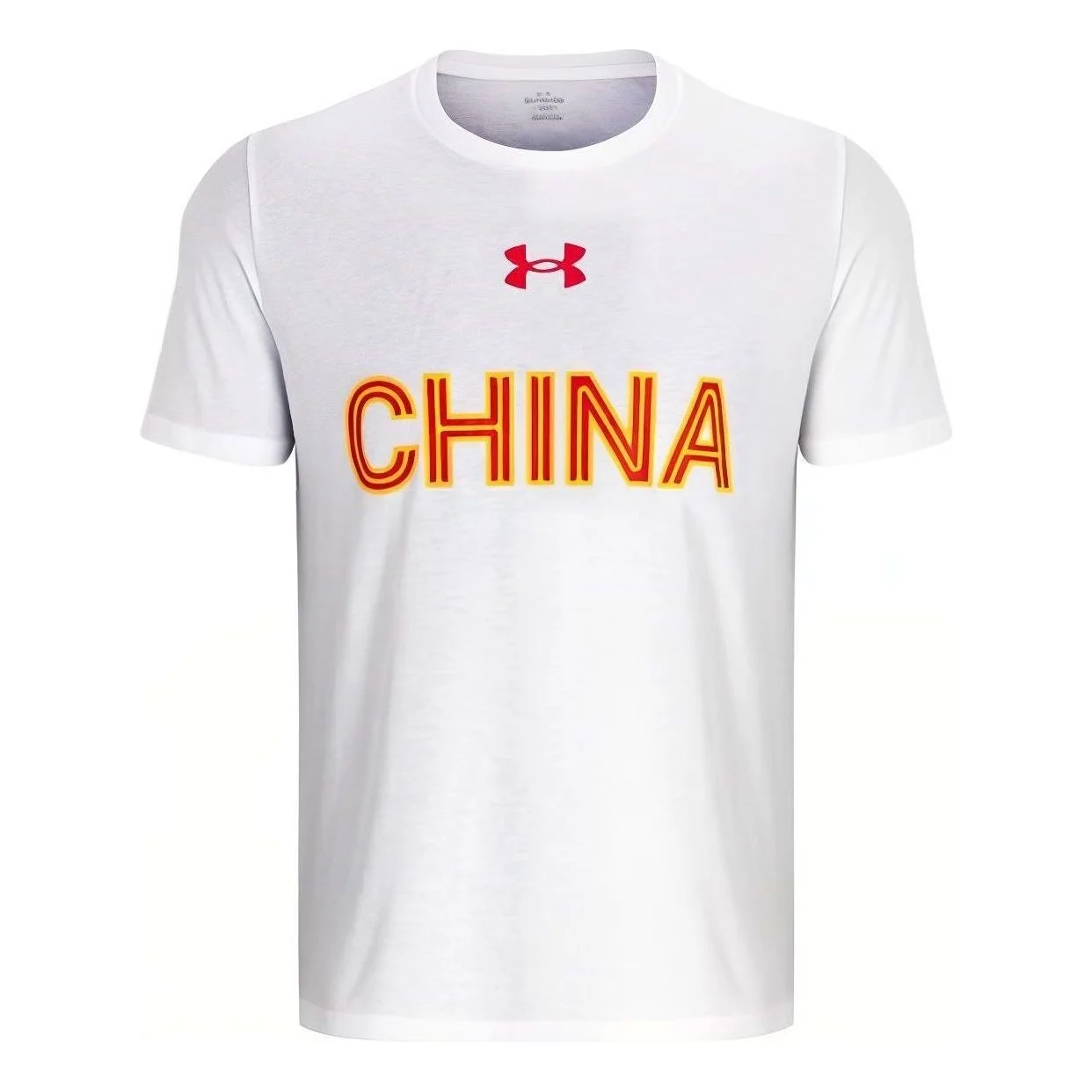 Under Armour China 3X3 Basketball Jersey T-shirt 'White' 1382827-100 - 1