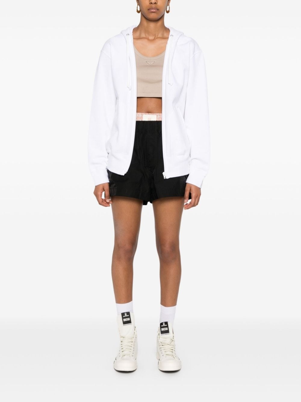 signature heart-patch hoodie - 2
