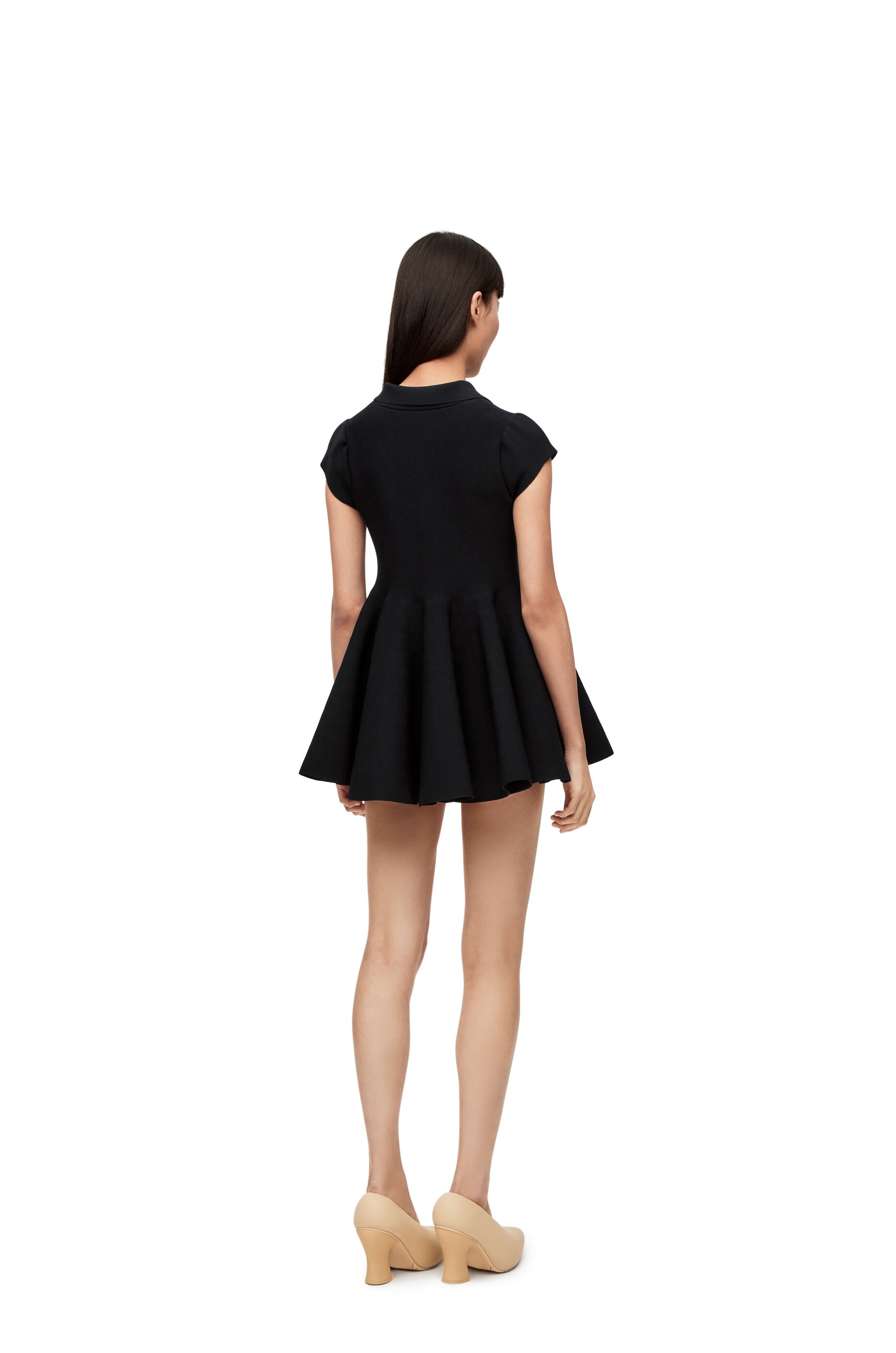 Mini dress in viscose blend knit - 5