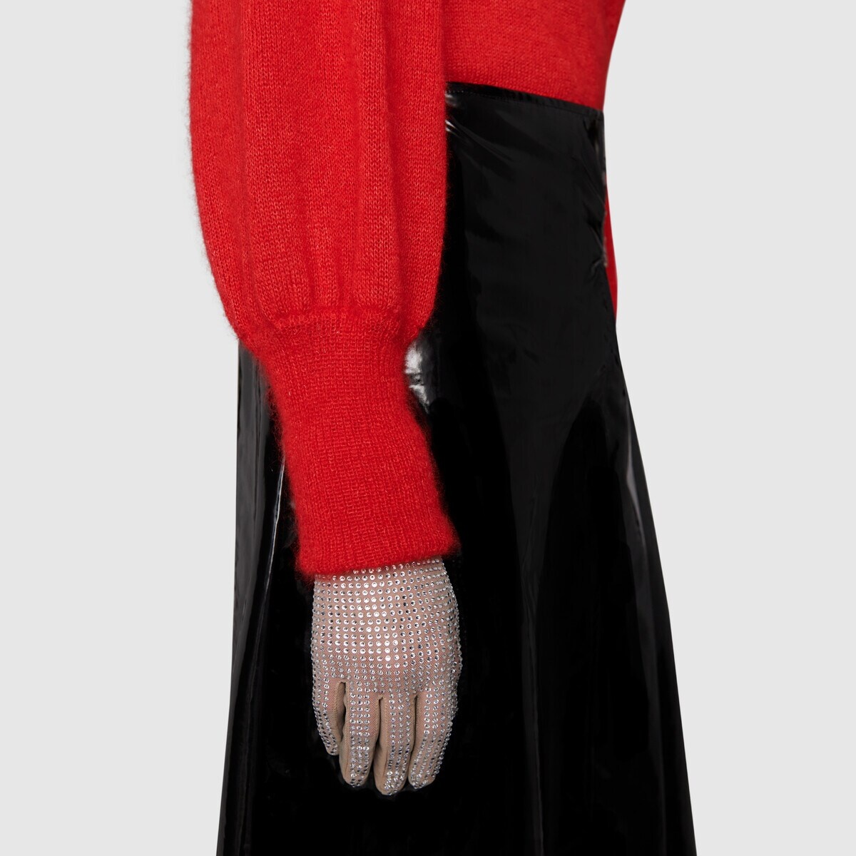 Silk mohair sweater with feathers - 11