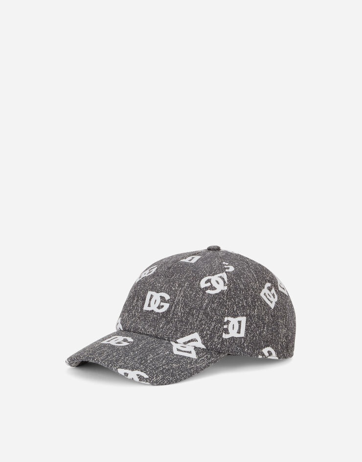 Cotton jacquard baseball cap with DG logo - 1