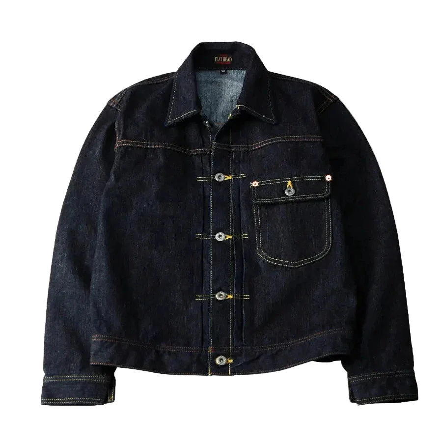 FN-OJ-D101 14.5oz Left Hand Twill 1940s Denim Jacket - 1