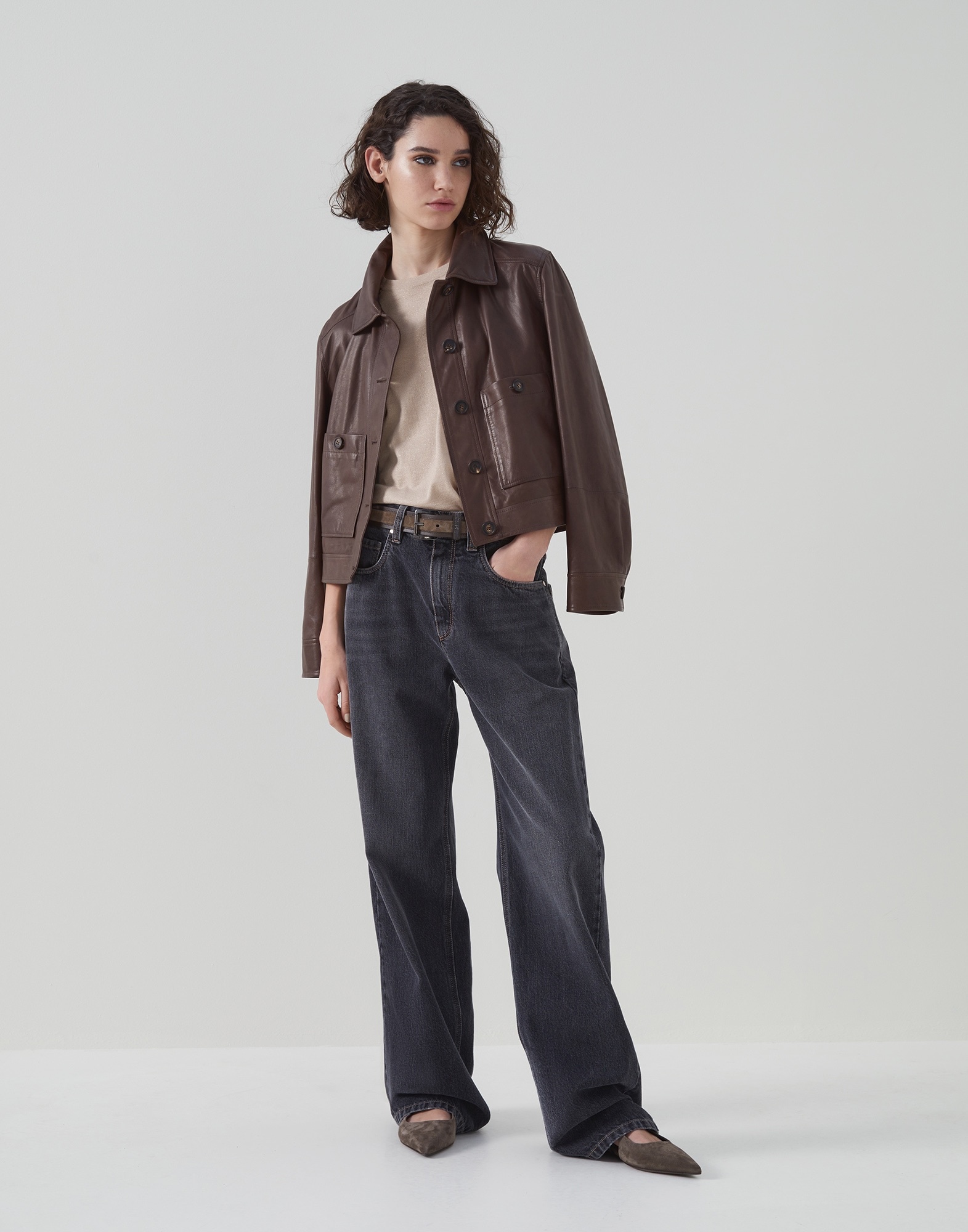Brunello Cucinelli Sparkling cashmere and silk lightweight