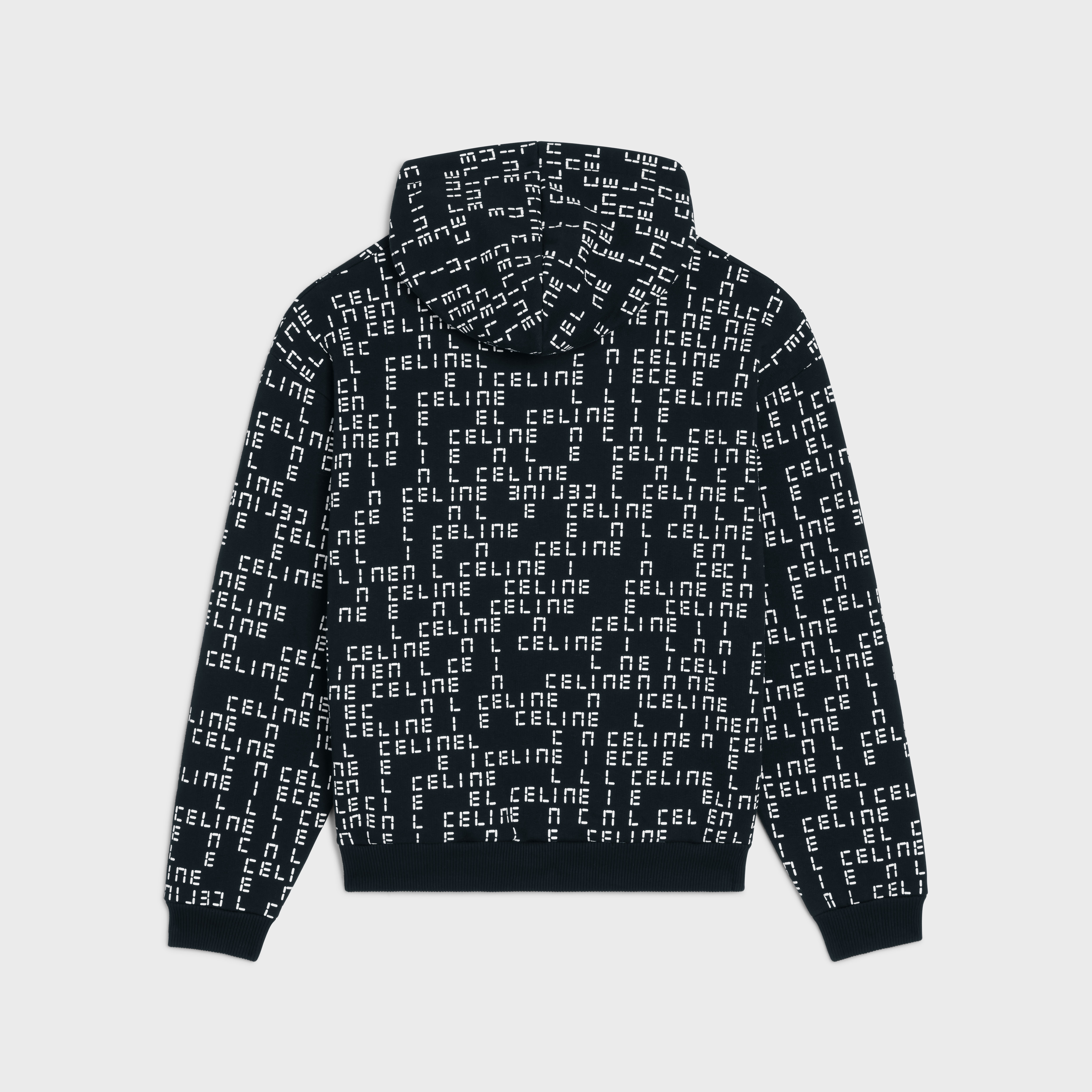 LOOSE CELINE HOODIE IN COTTON FLEECE - 2