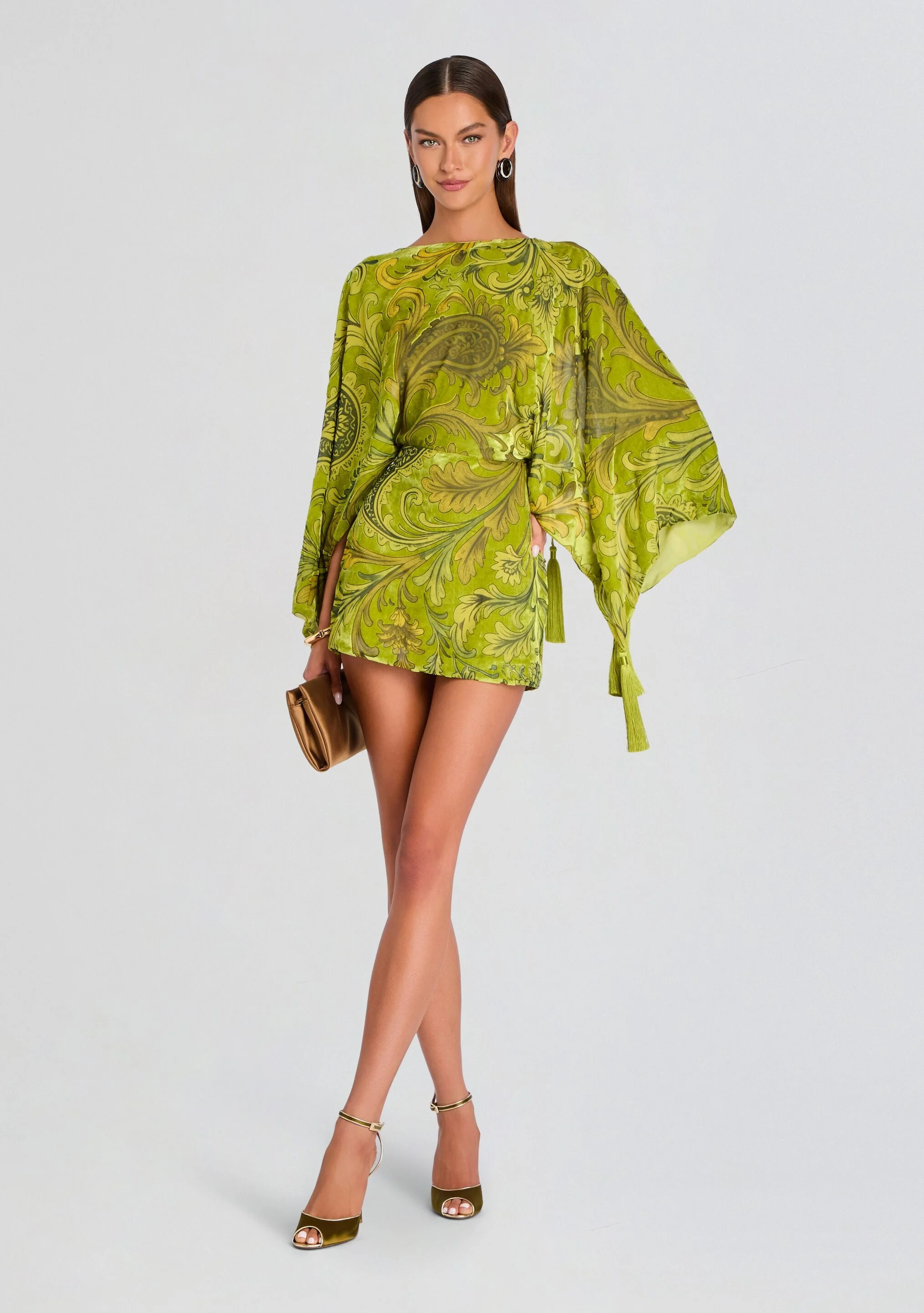 CAMASSI VELVET DRESS - 1