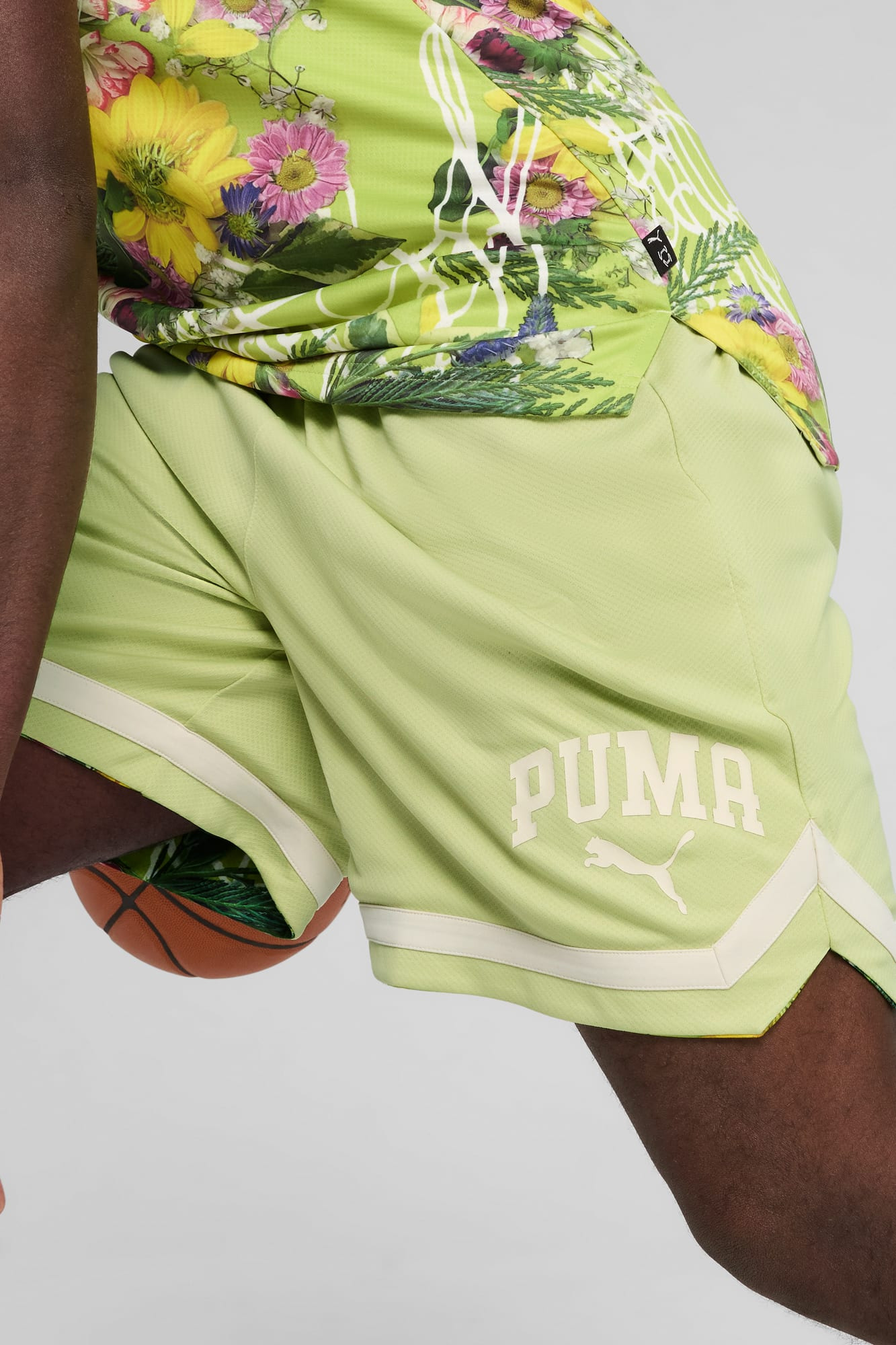 Dunked In Florals Men's All-Over-Print Shorts - 7