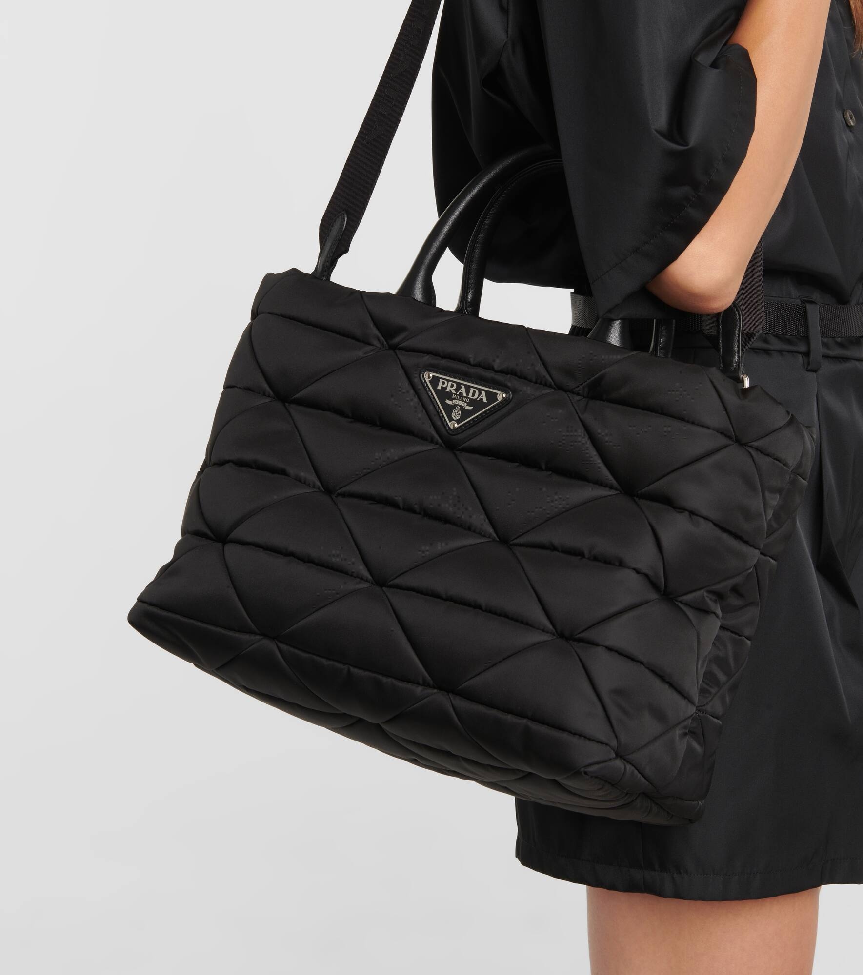 Re-Nylon quilted tote - 2