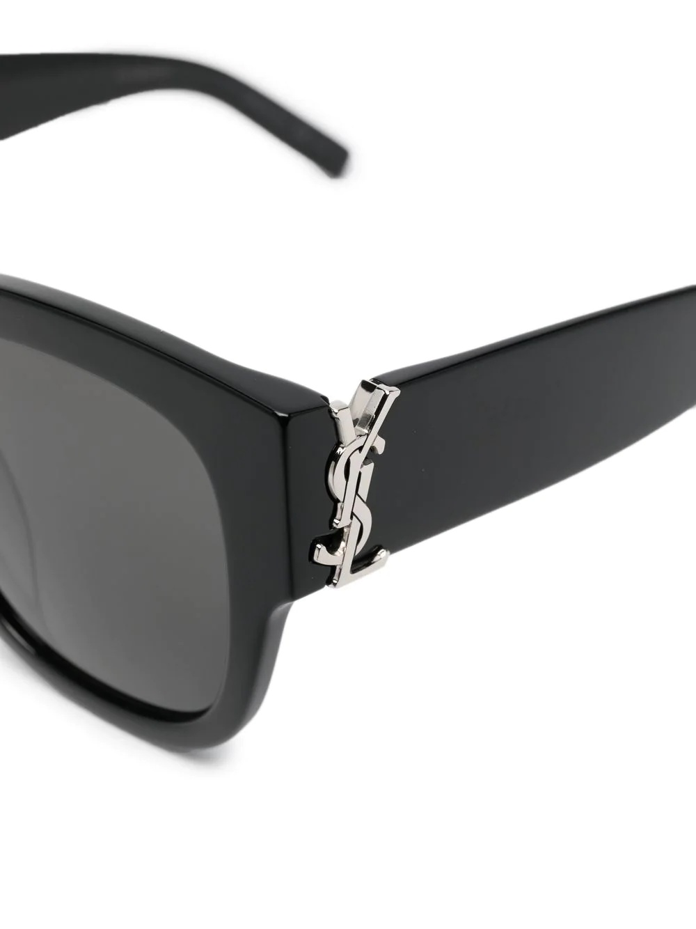 logo-plaque round-frame sunglasses - 3