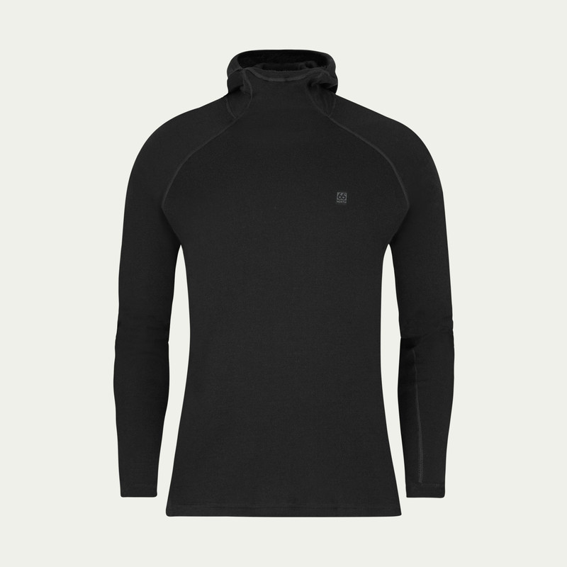 66°NORTH Básar Merino wool hoodie outlook
