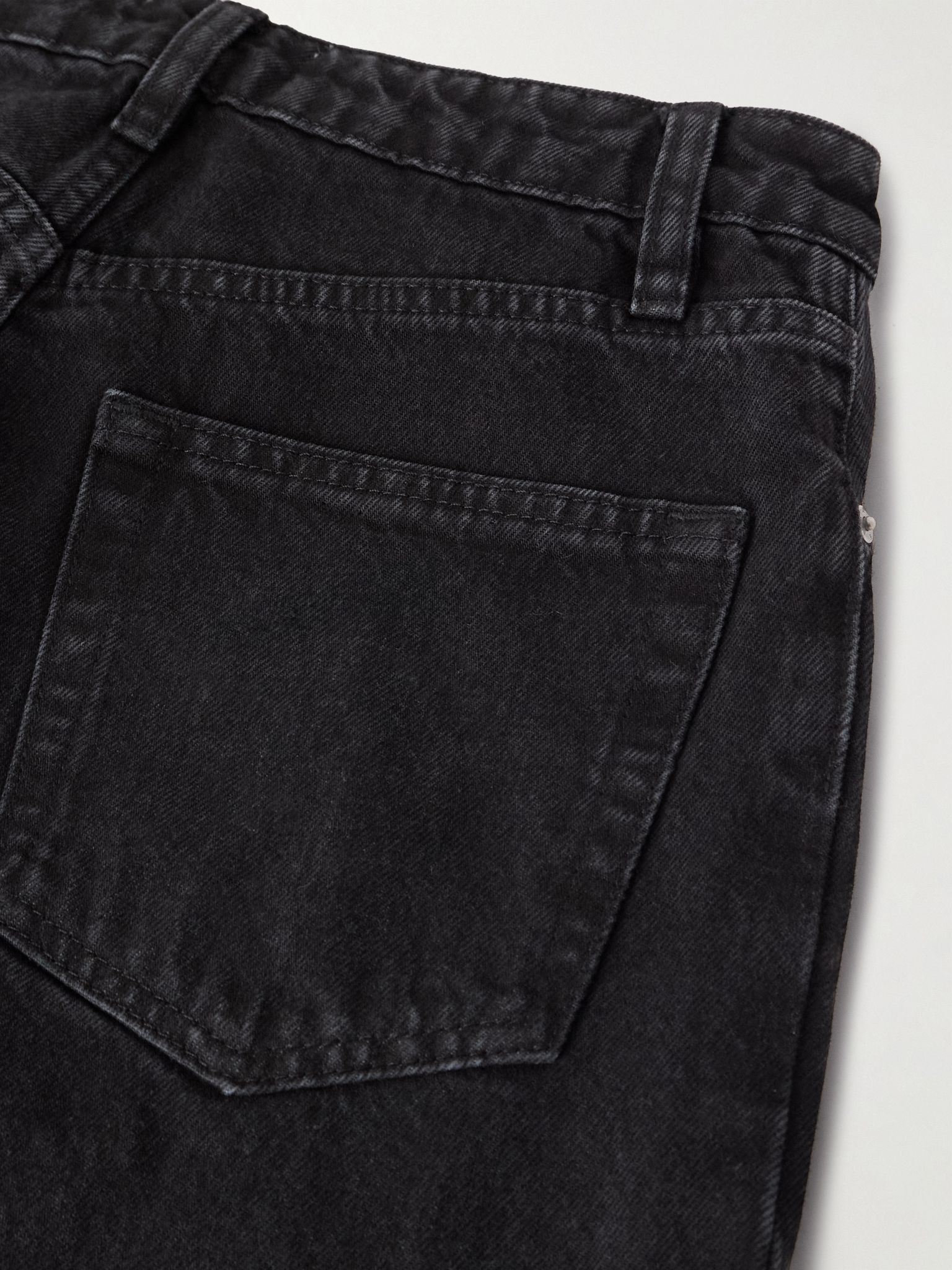 The Streamline high-rise straight-leg jeans Black - 6