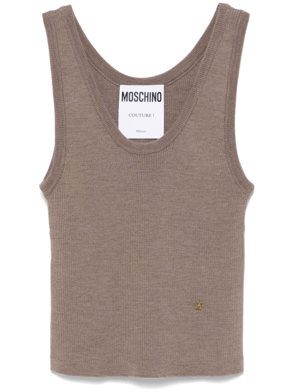 logo-lettering tank top - 1