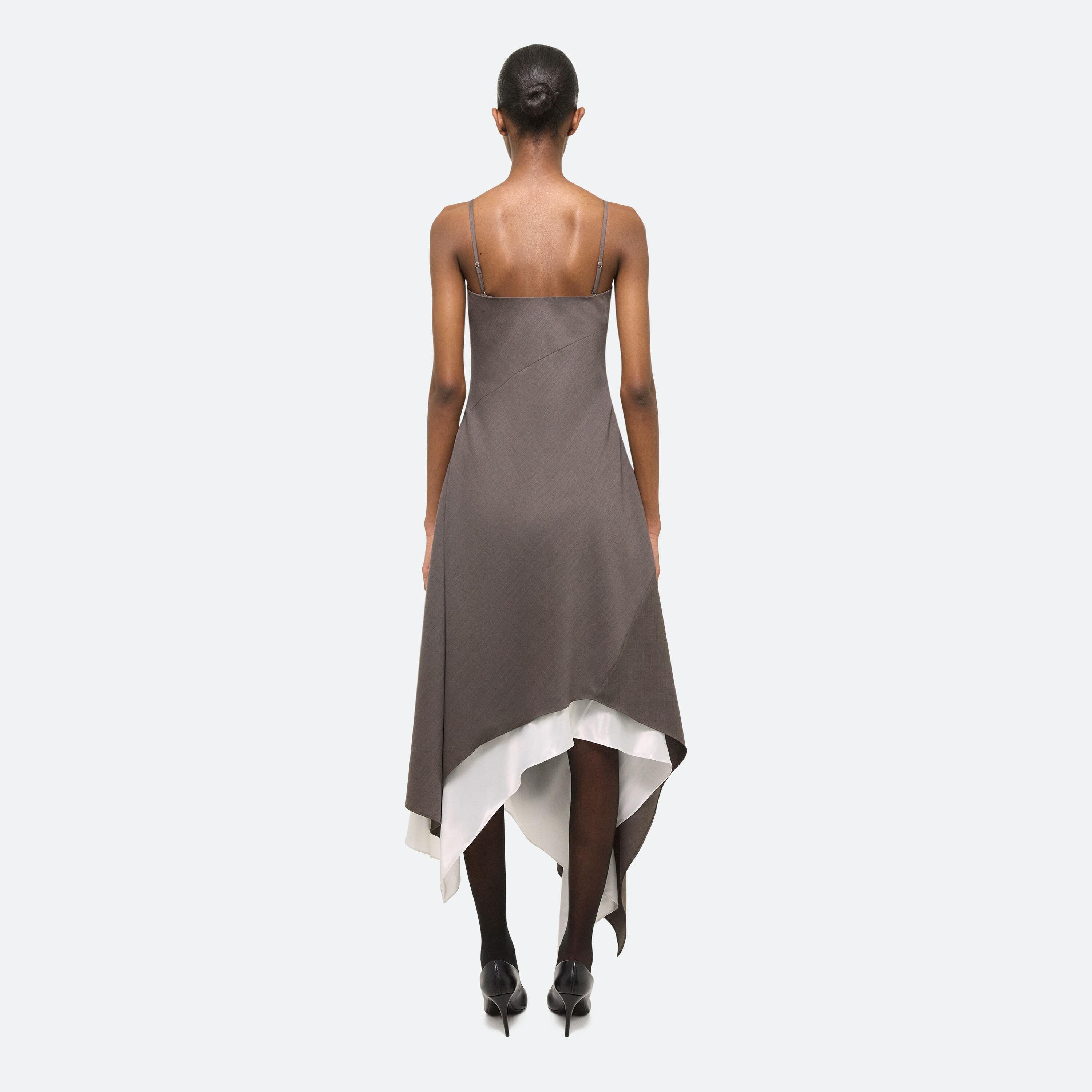 SCARF HEM DRESS - 4