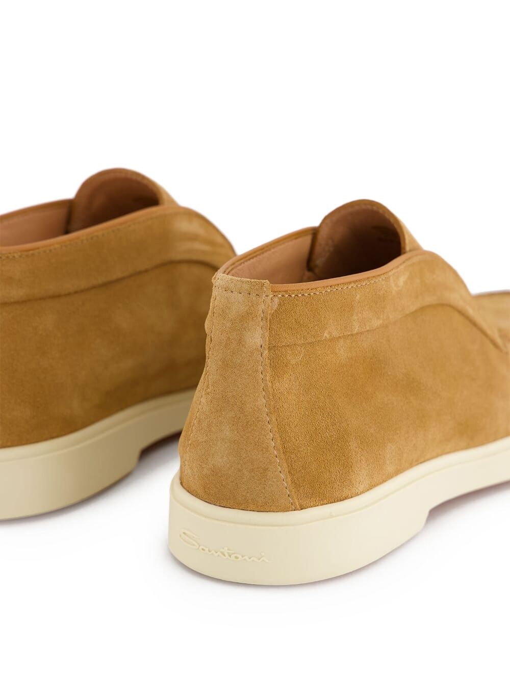 suede slip-on boots - 6