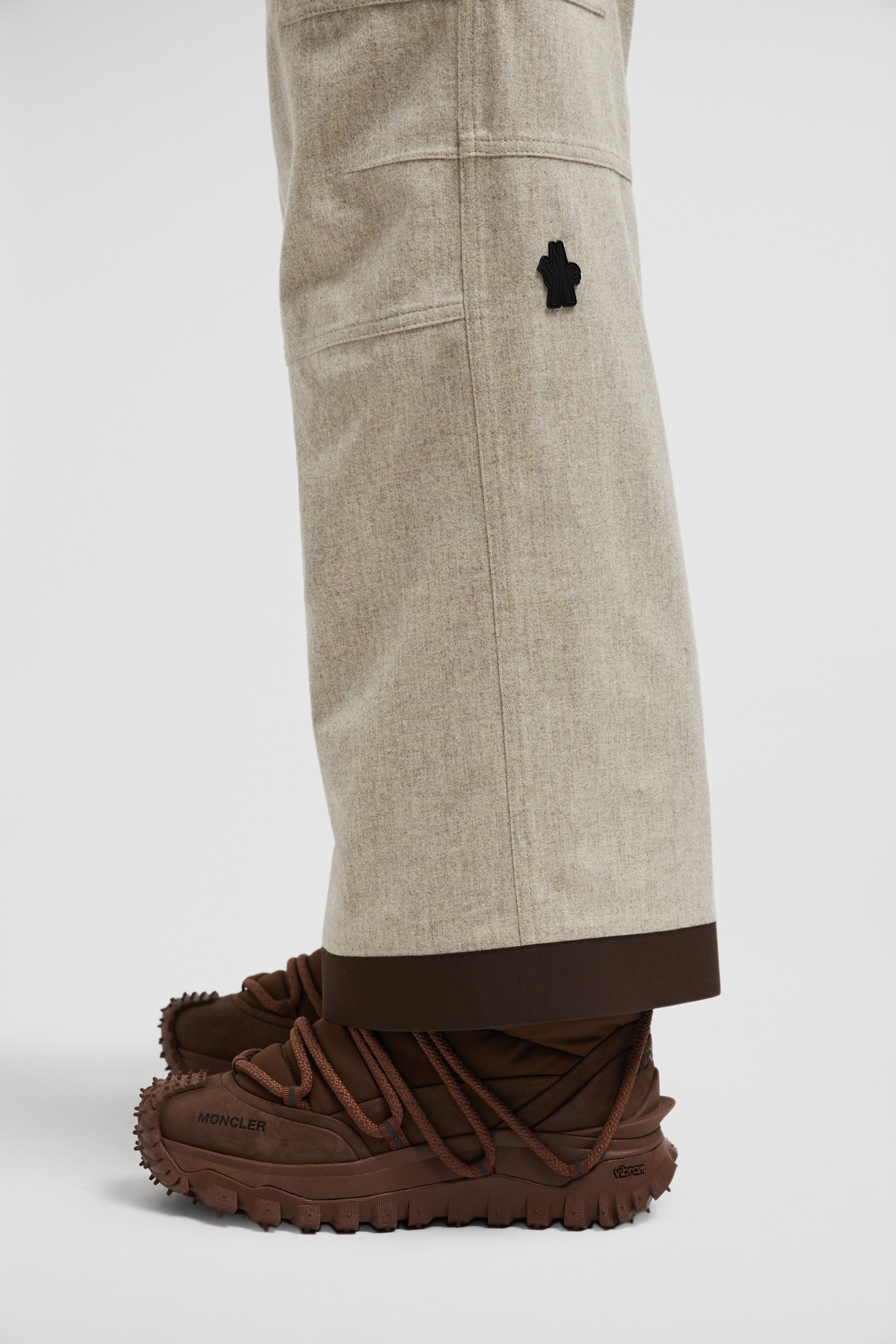 Padded Technical Wool Ski Pants - 4