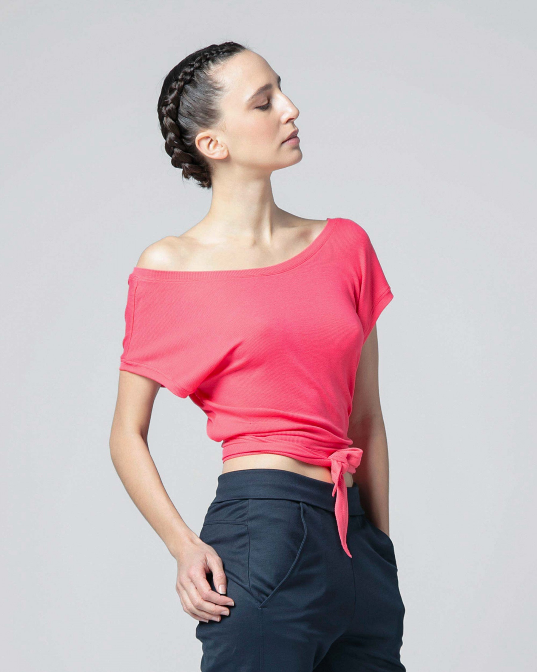 Short sleeves top to tie - 1