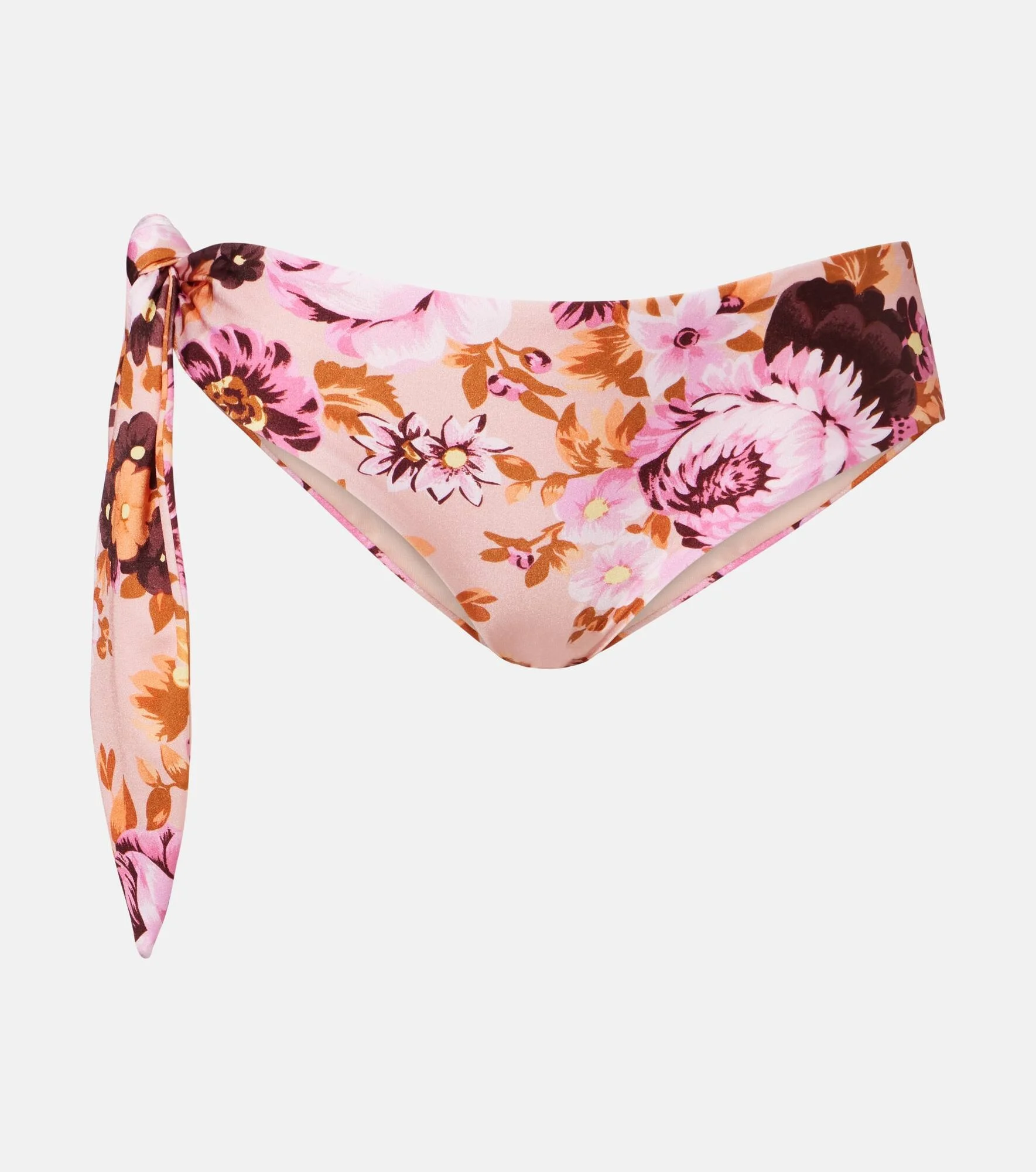 Floral low-rise bikini bottoms - 1