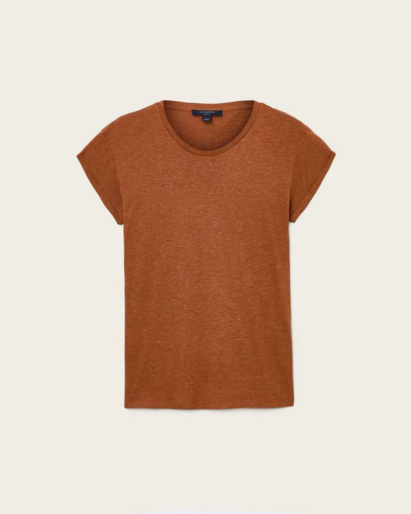 ANNA SHORT SLEEVE SHIMMER T-SHIRT 1