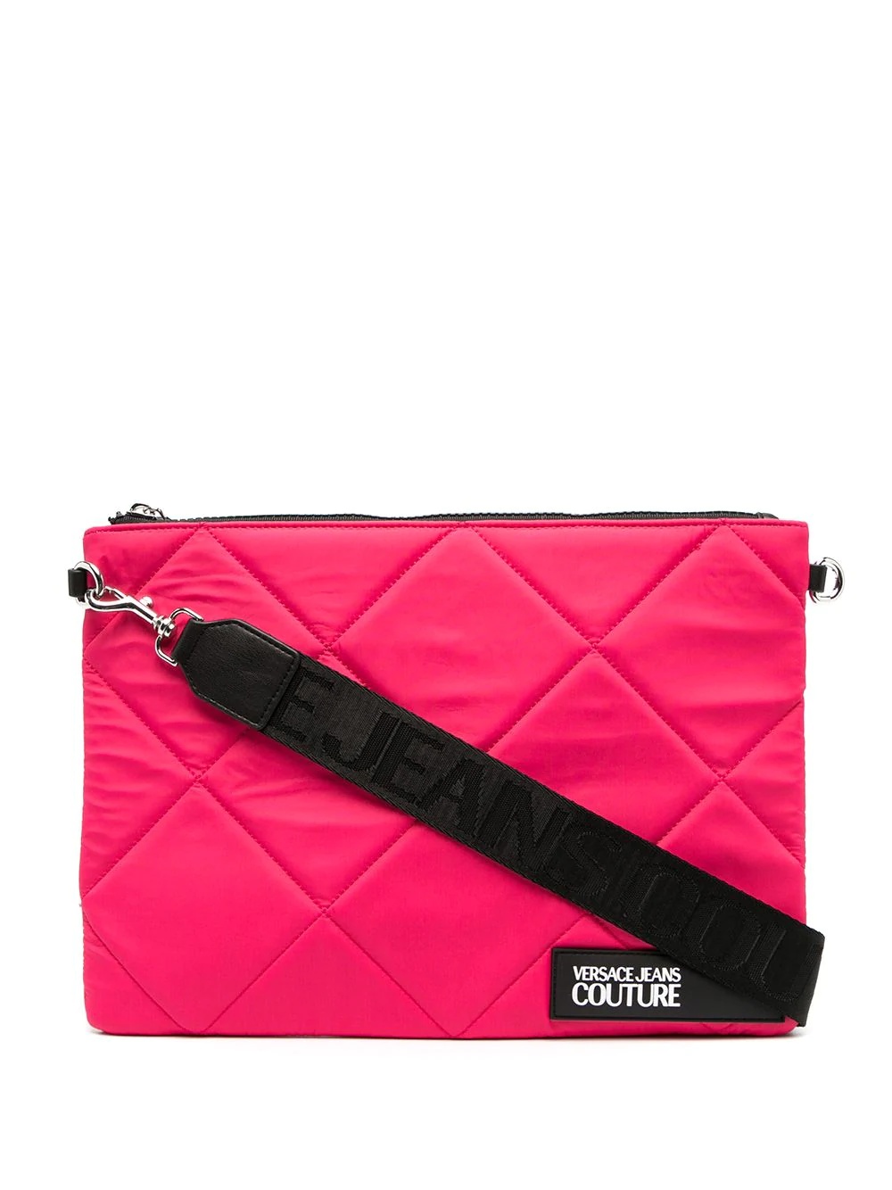 quilted clutch bag - 1