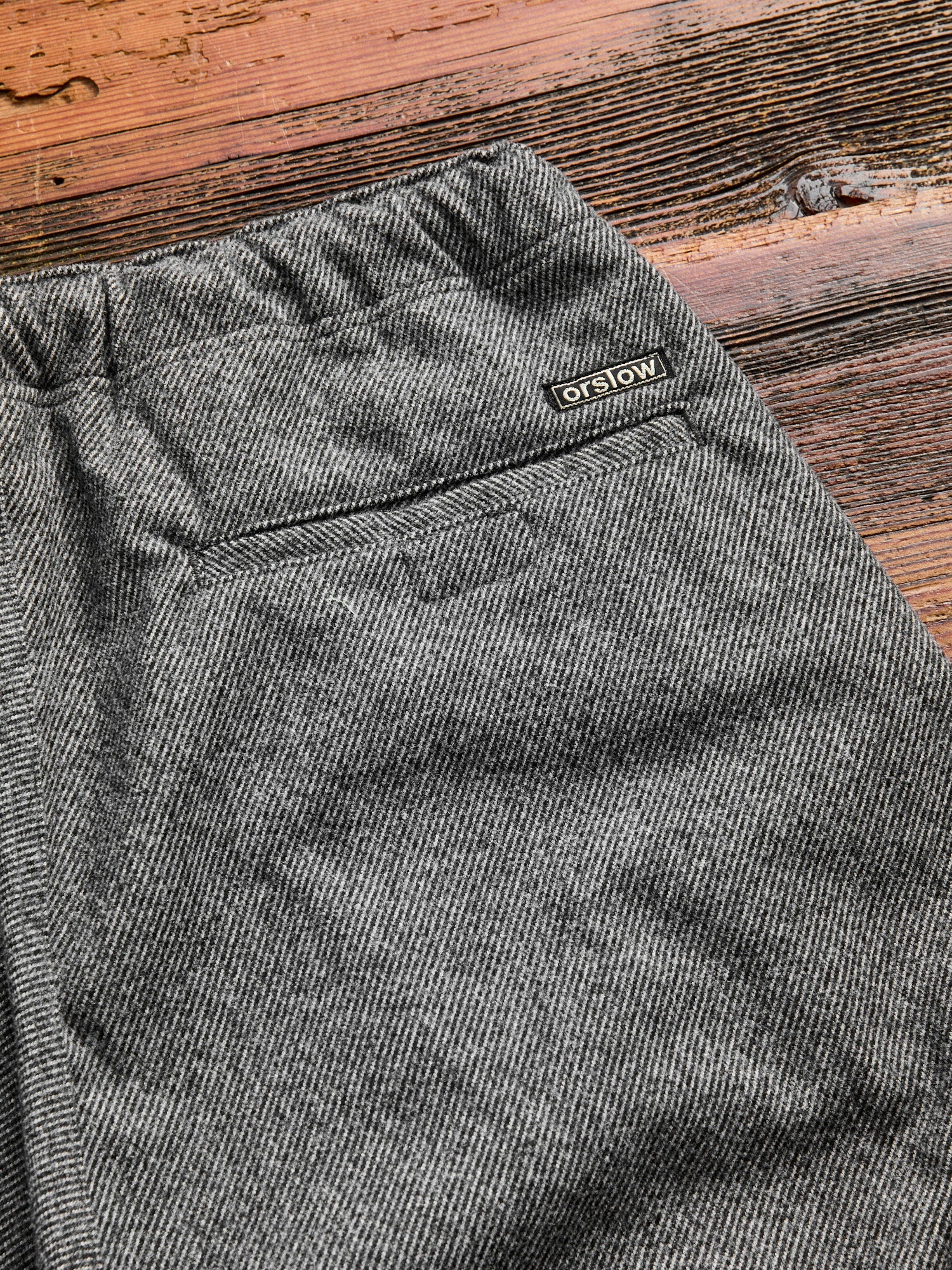 New Yorker Pants in Grey Tweed - 11