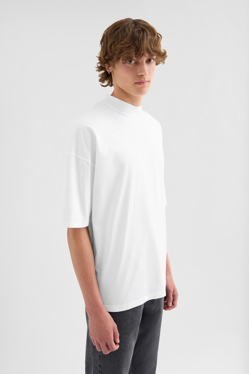 Cotton Mock-Neck T-Shirt 3