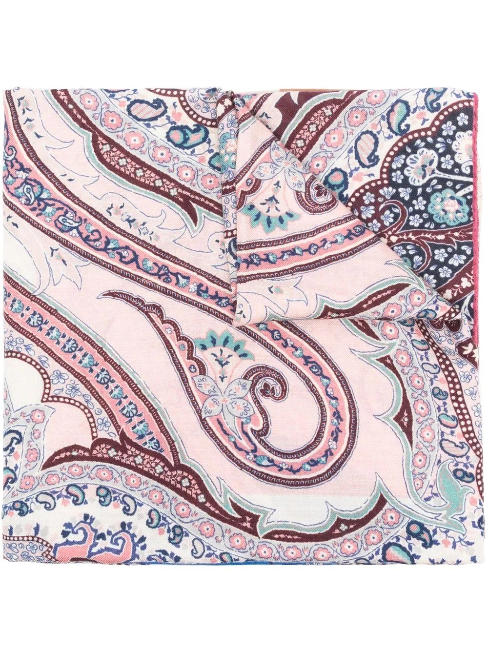 paisley-print scarf - 1