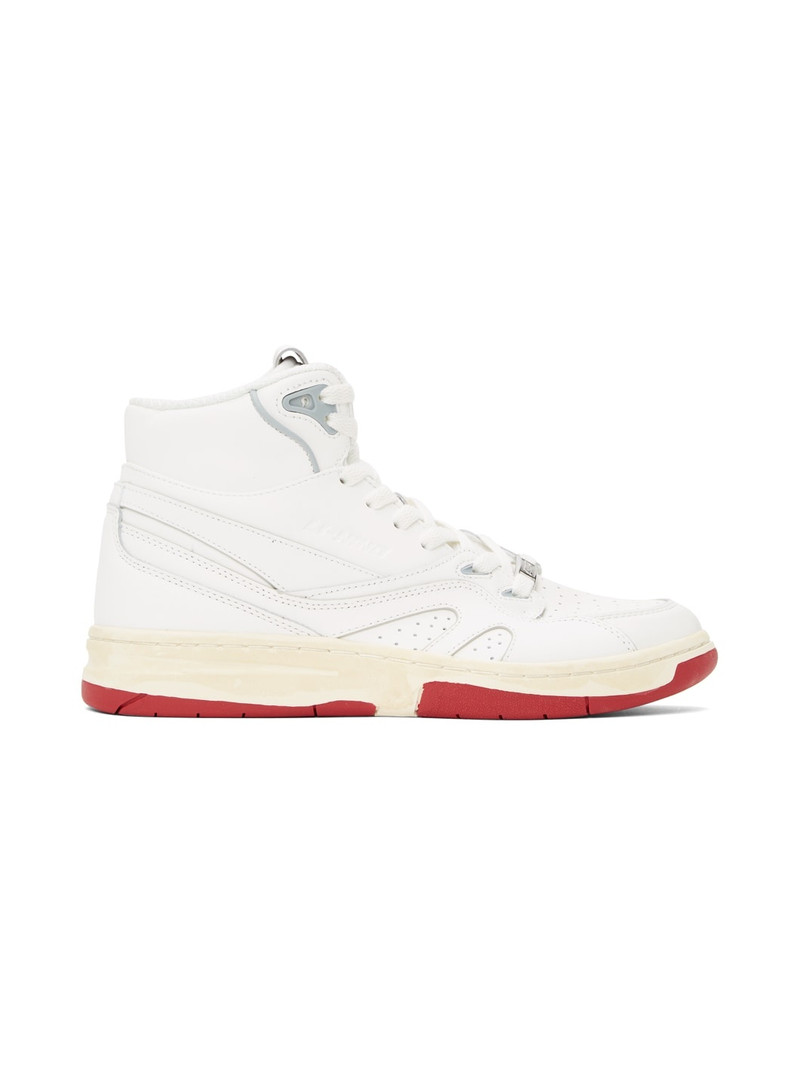White 937 Deluxe Hi Sneakers - 1
