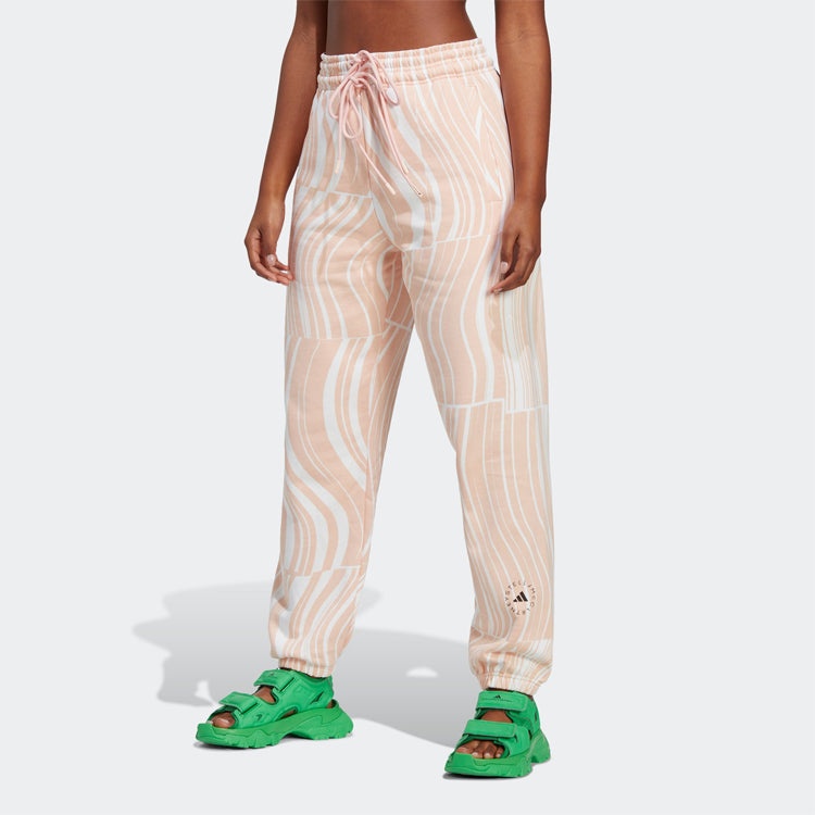 (WMNS) adidas By Stella McCartney TrueCasuals Sweat Pants 'Pink' HR9245 - 2