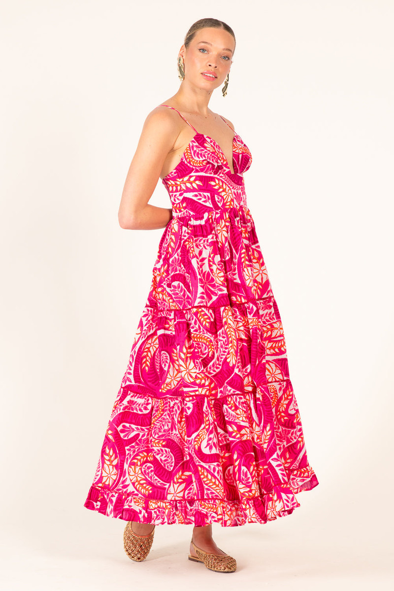 Long Dress Milena - Pink Holy Snake 4