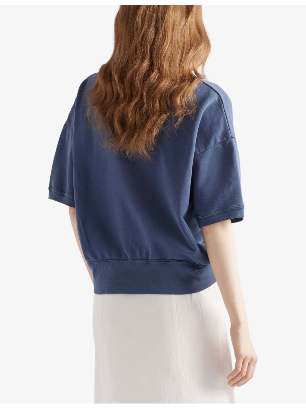Logo-Print Short-Sleeve Cotton-Jersey Sweatshirt - 4