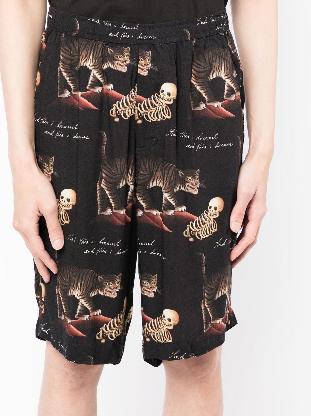 Dreamt motif-print Bermuda shorts - 5