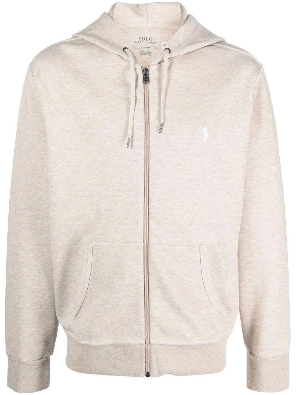 Polo Pony jersey zip-up hoodie - 1