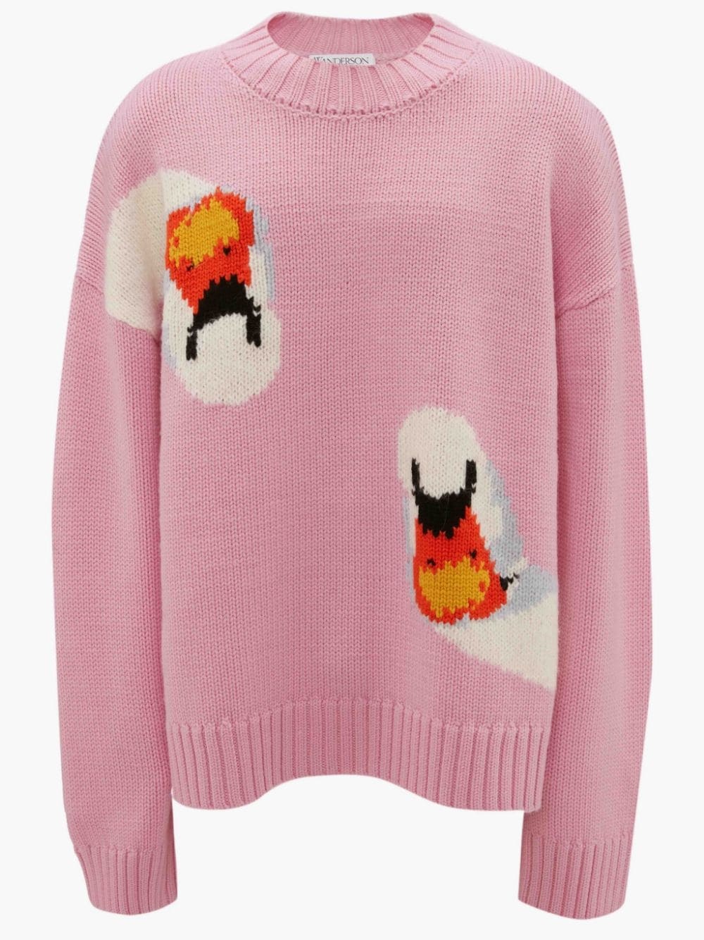 OVERSIZED SWAN CREWNECK JUMPER - 1